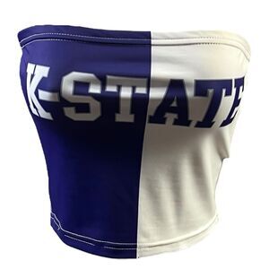 LoJo Bands Tube Top K-State Purple White Wildcats NEW One Size Sexy Game Day OS